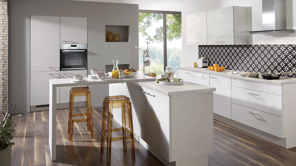 Nobilia Laser Front 417 Satin Grey