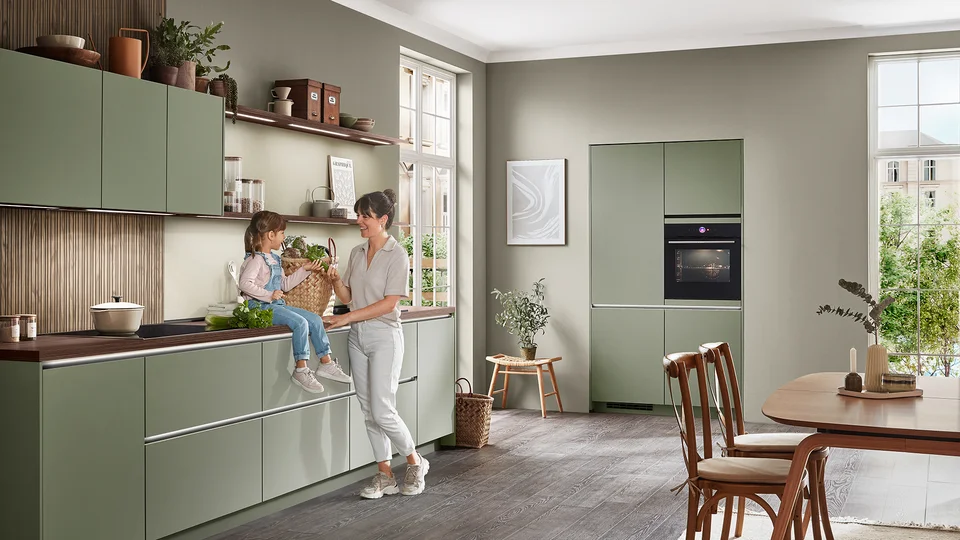 Nobilia Senso Front 495 Premium honed olive