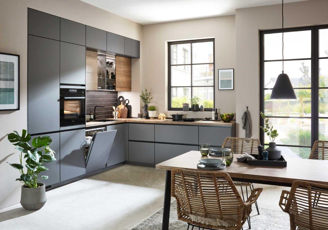 Nobilia Touch - Matt lacquer-laminate front