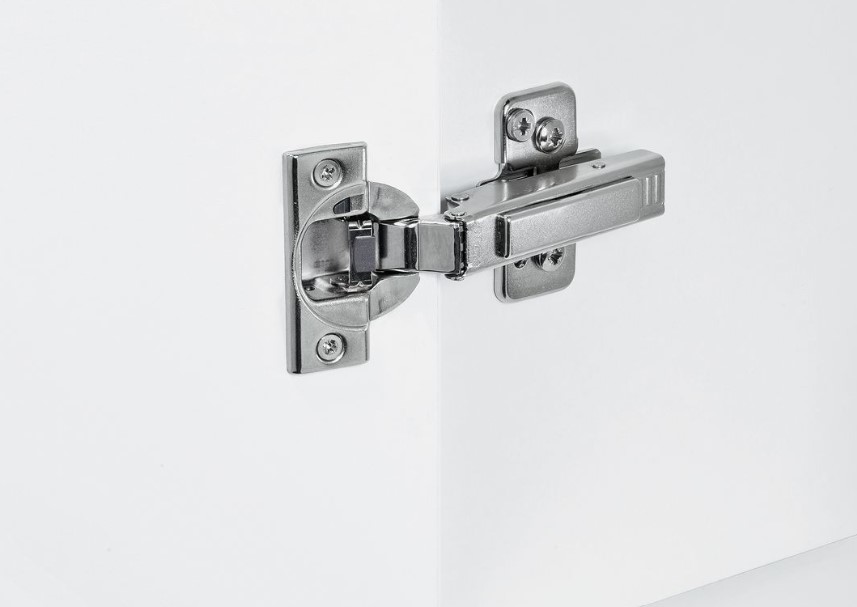 Blum concealed hinge fitted to Schüller cabinets
