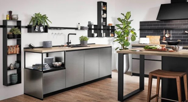 Nobilia Inox kitchen detail 1