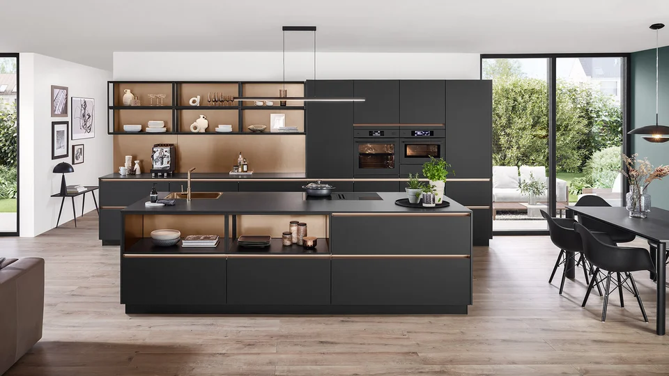 Nobilia Senso Front 496 Premium honed black