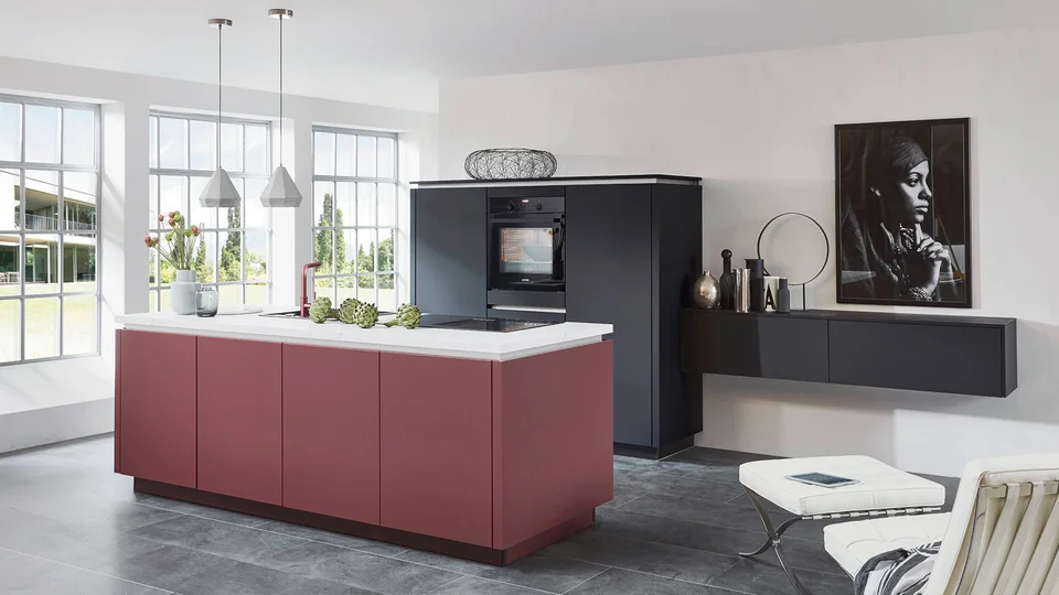 Nobilia Easytouch Front 963 Rust Red Ultra Matt