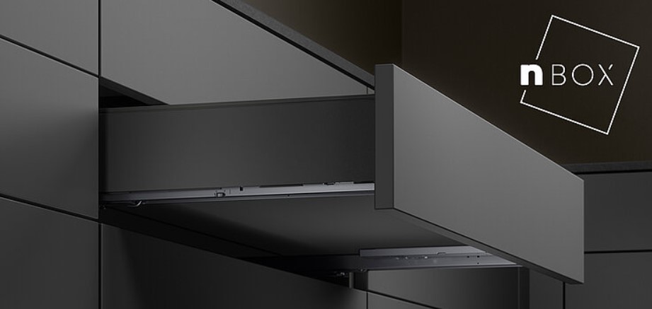 Nobilia nBox metal-sided drawer system